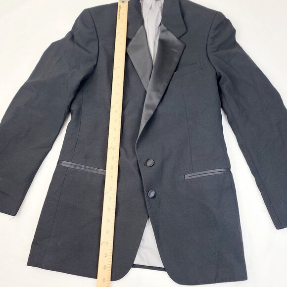 Christian Dior Men's Black Monsieur Collared Single Breasted Tuxedo Jacket Sz M - Picture 4 of 6
